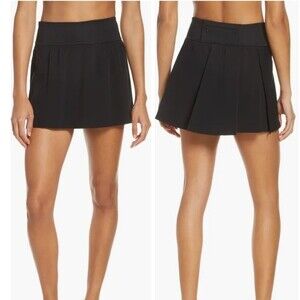 SPANX Get Moving 14-Inch Skort Black‎ Athletic Tennis Skirt Size XS